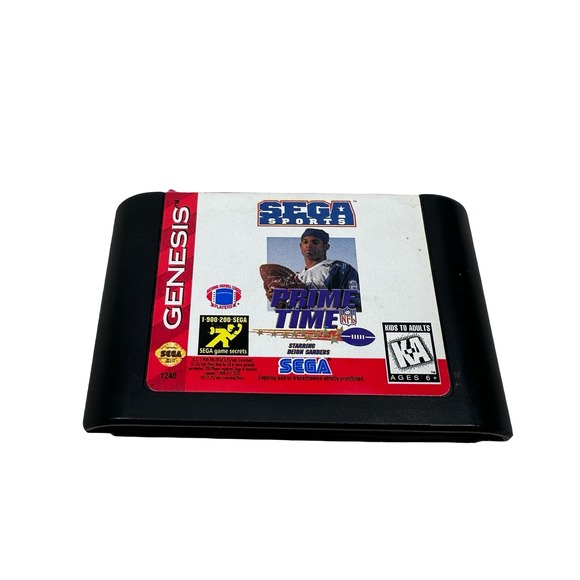 Sega Genesis 6 Game Lot w/ Case Lion King Aladdin Pac Man Clue Prime Time - Picture 6 of 9